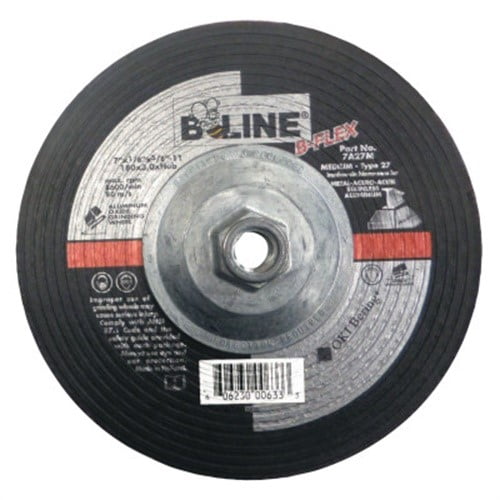 Aluminum 1/8 in Thick Depressed Center Wheel 4 1/2 in Dia 5/8 in Arbor 46 Pack Aluminum 1/8 in Thick Depressed Center Wheel 4 1/2 in Dia 5/8 in Arbor 46 Pack